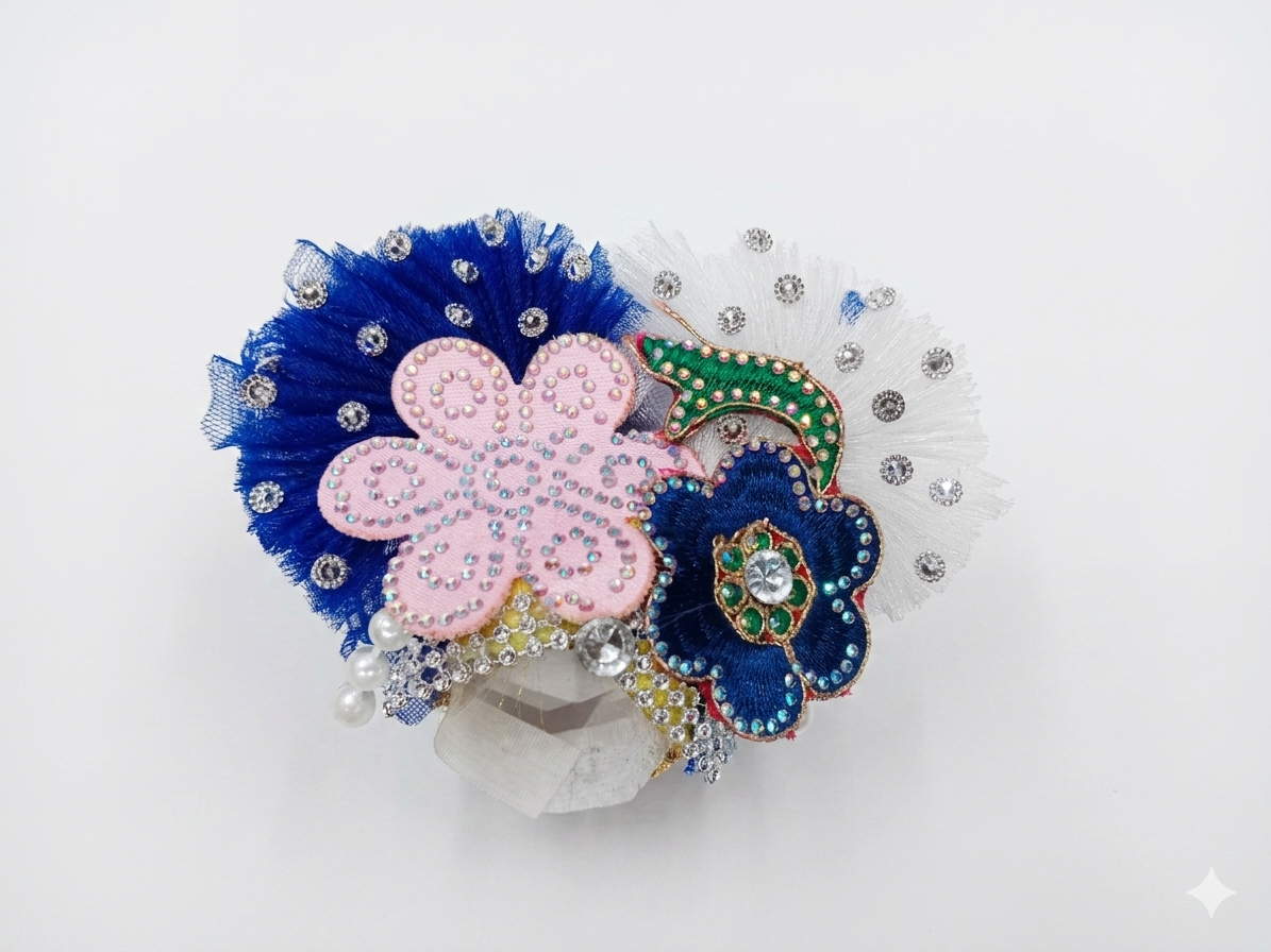 4 no laddu Gopal poshak Combo (Dress, Choli, Patka, Pagdi)