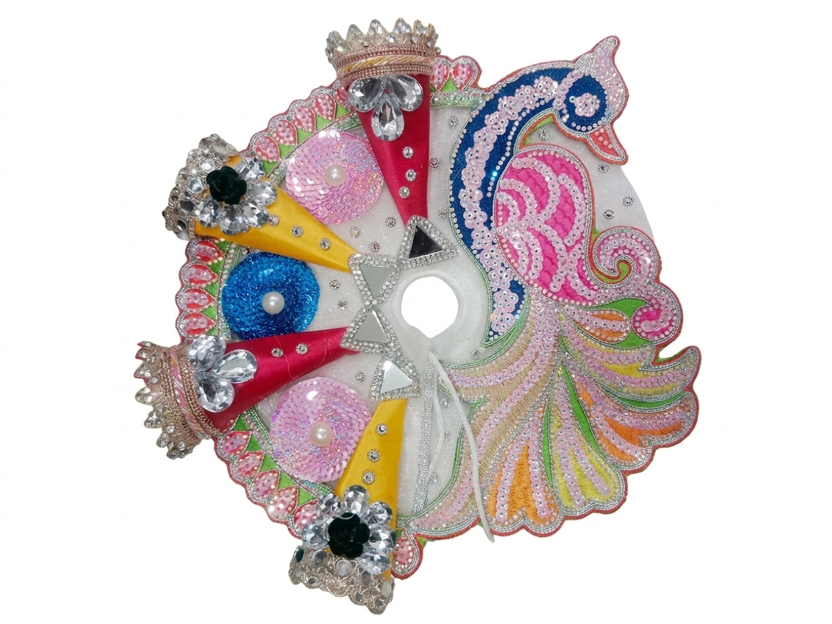 4 no laddu Gopal poshak Combo (Dress, Choli, Patka, Pagdi)