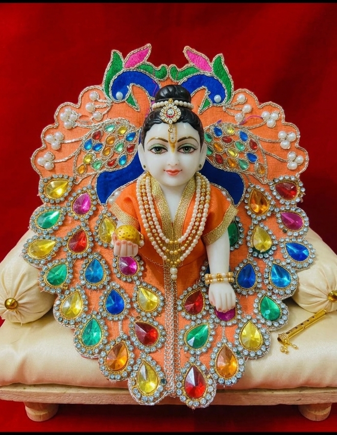 Heavy dress for Laddu Gopal ji (0-4 no)