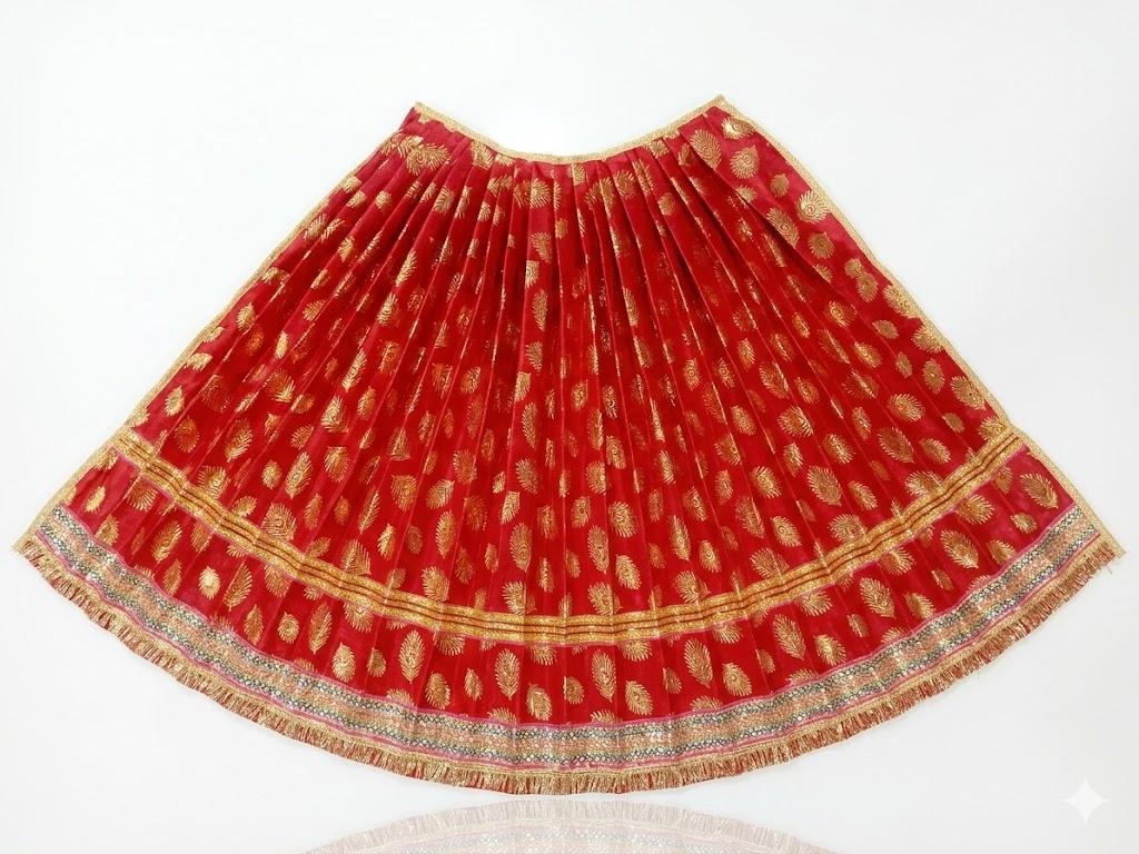 Mata Rani Poshak Red