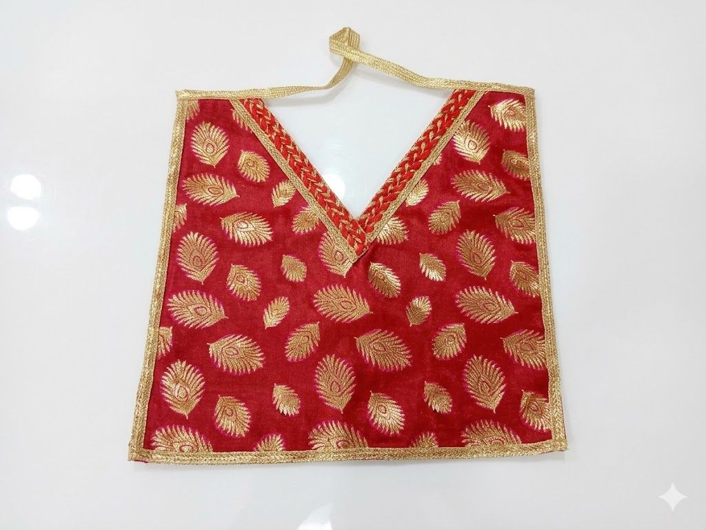 Mata Rani Poshak Red