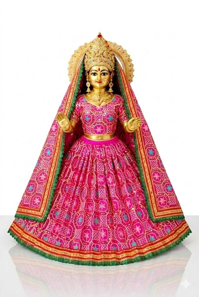 Mata Rani Poshak pink