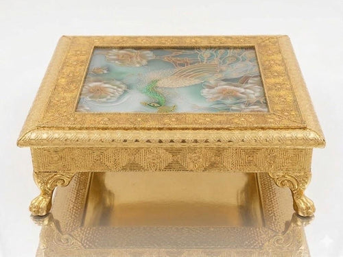 Chowki Peacock Design