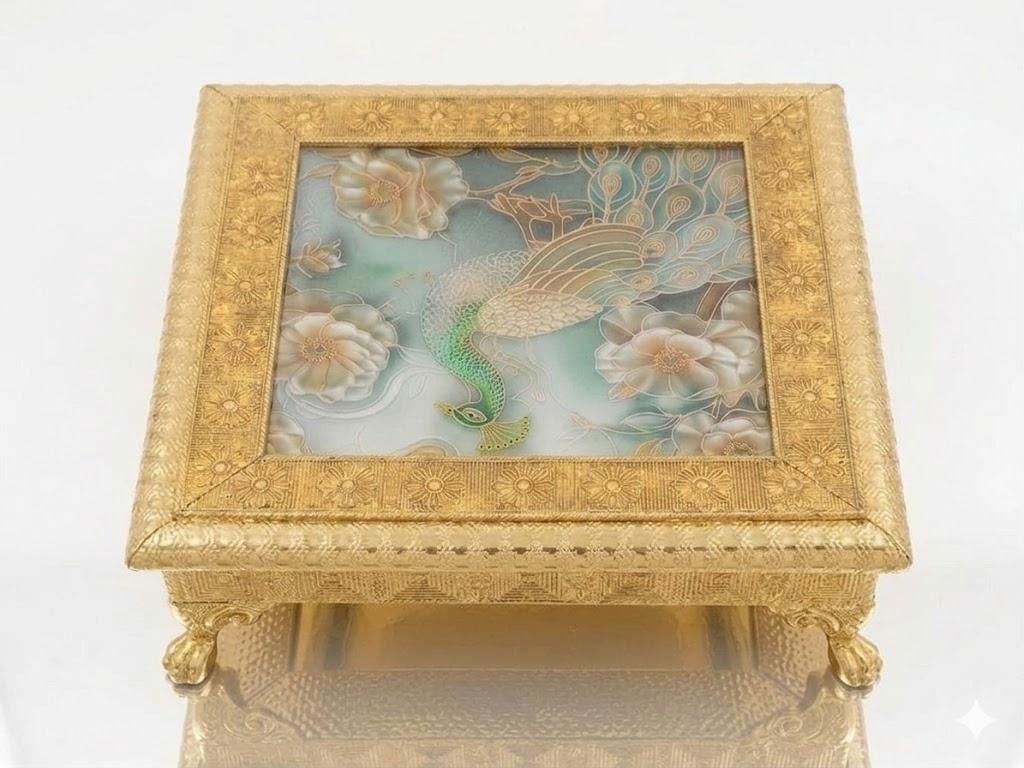 Chowki Peacock Design