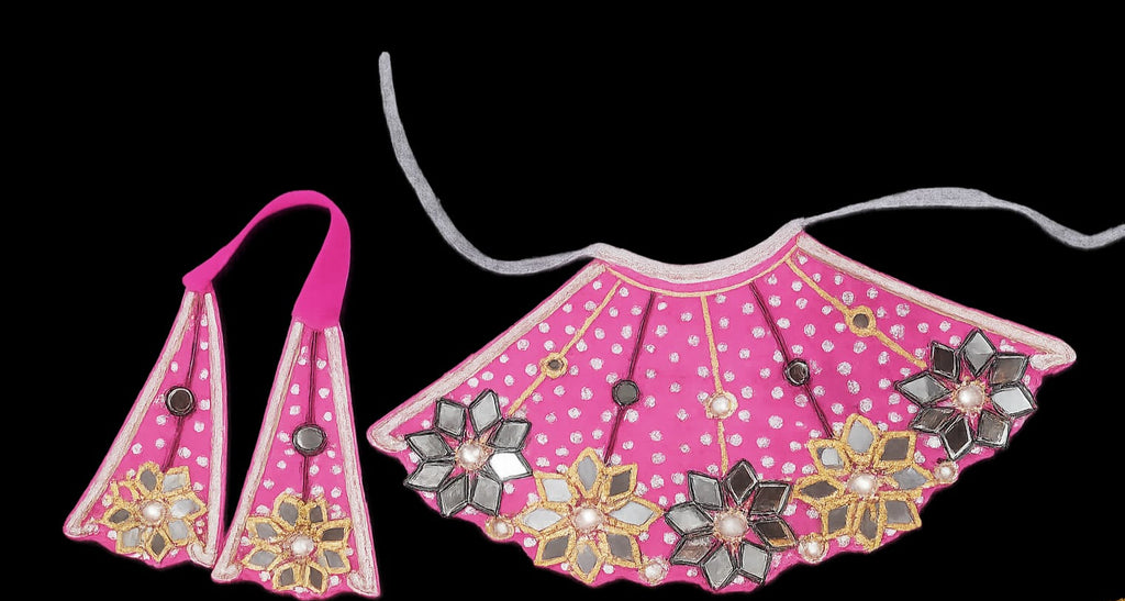 Lehnga Patka heavy work(5 inch)/Khatu shyam ji poshak