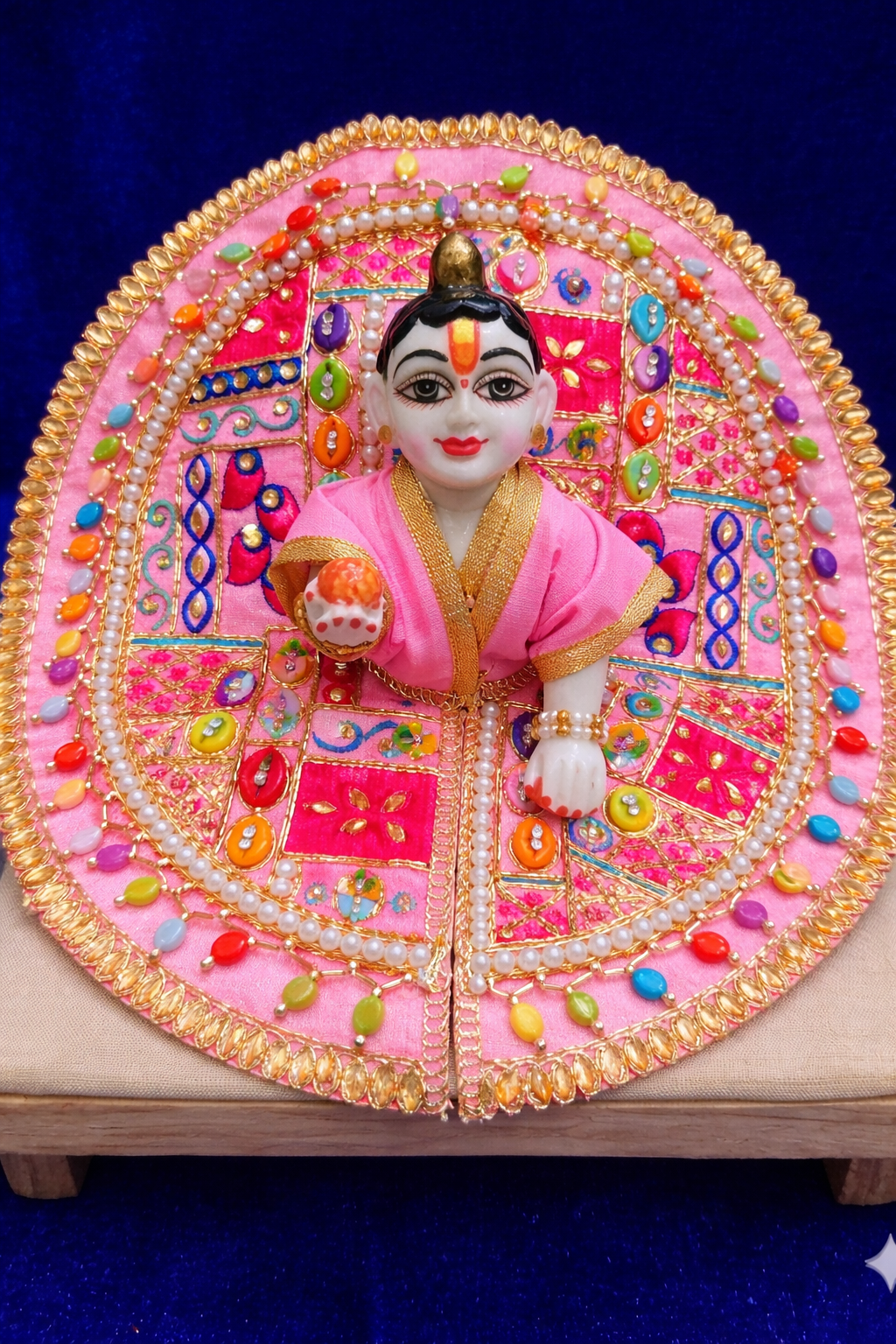 Royal poshak for Thakur ji ( size 5 no )